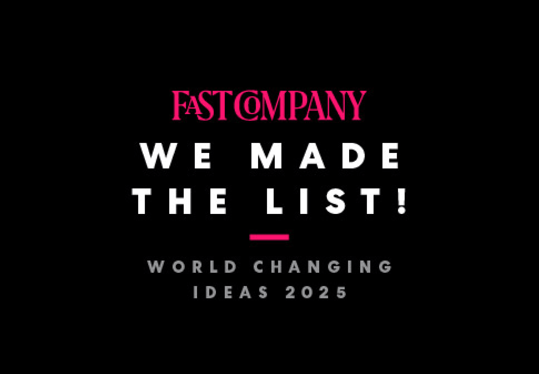 JubileeTV Wins Fast Company 2025 Innovation Award