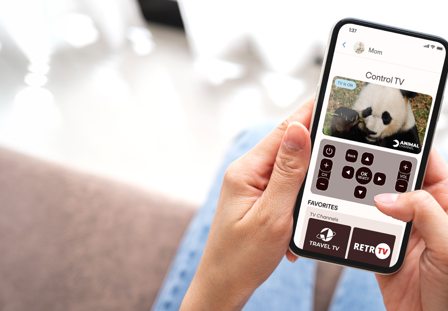 Use the JubileeTV app to remotely control a TV from anywhere