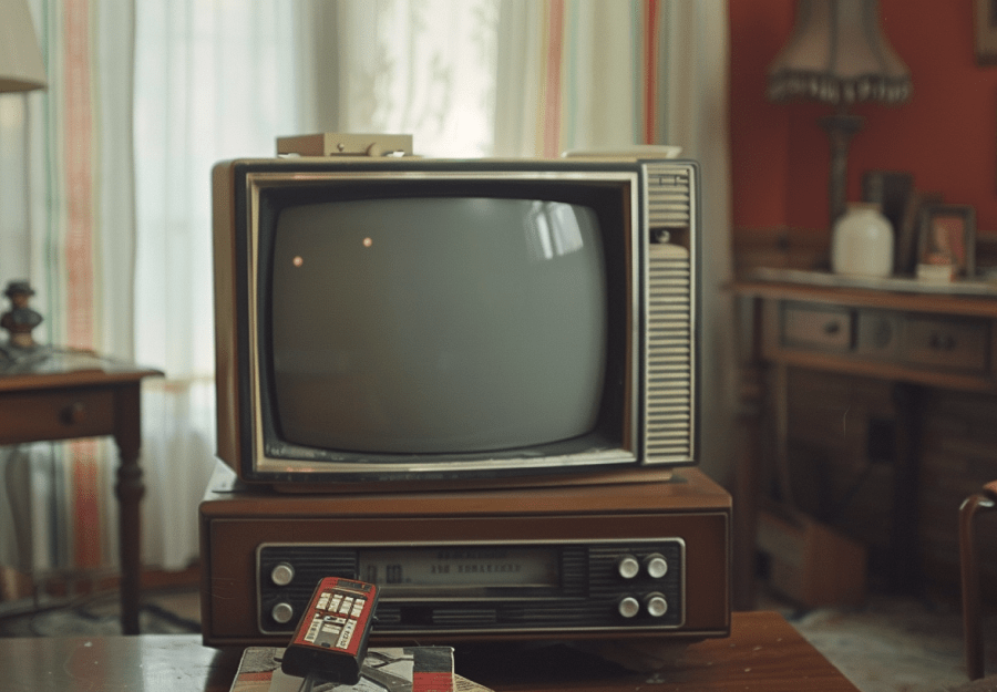 vintage television