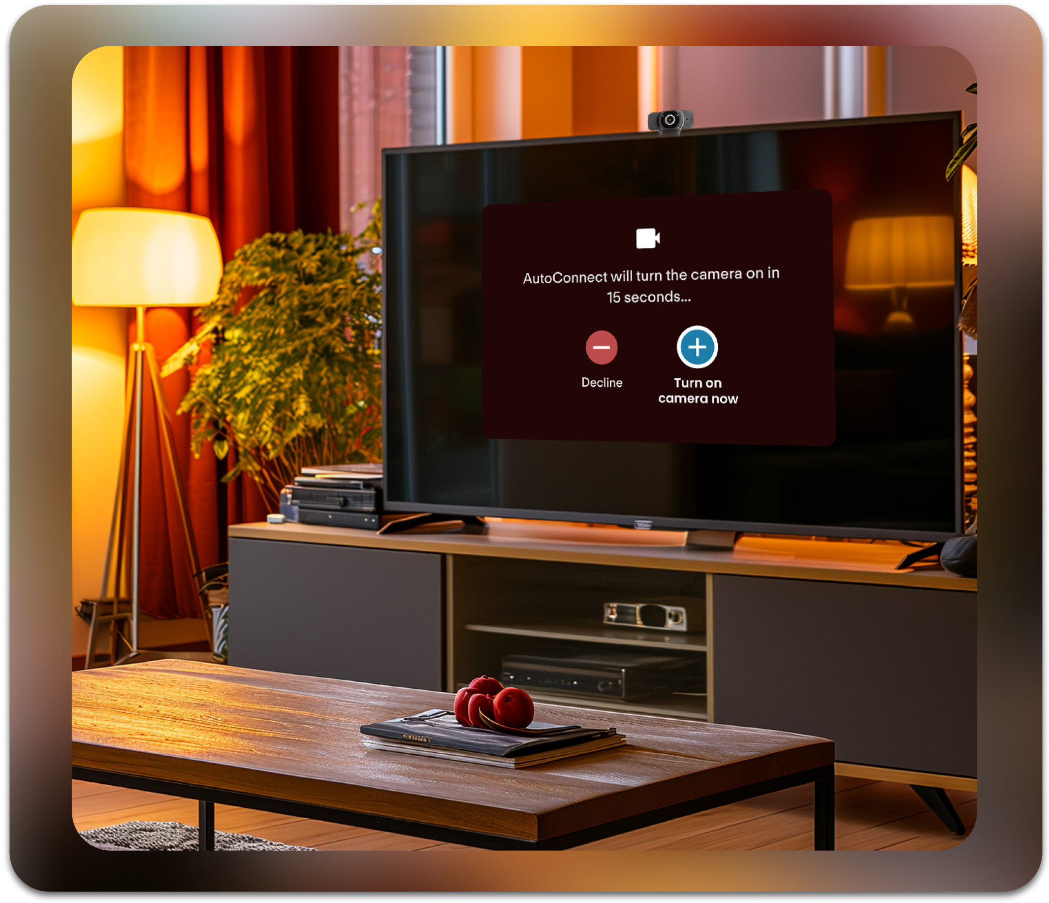 AutoConnect video call on the TV