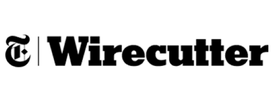 Wirecutter logo with a newspaper title design on a white background