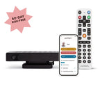 JubileeTV console with voice remote and family app simplifies tv for seniors